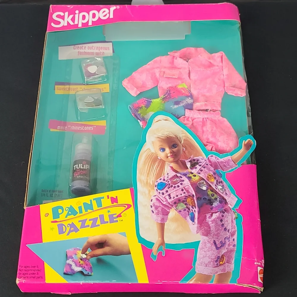 Barbie. Skipper Paint 'N Dazzle Outfit.